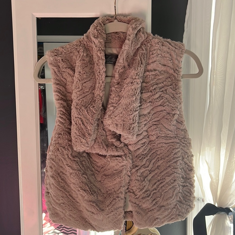 Faux Fur Cropped Vest